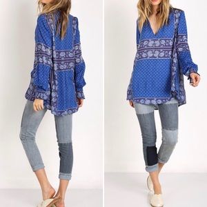 Free People Bohemian Blouse Size S